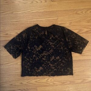 Elegant Black Lace Top